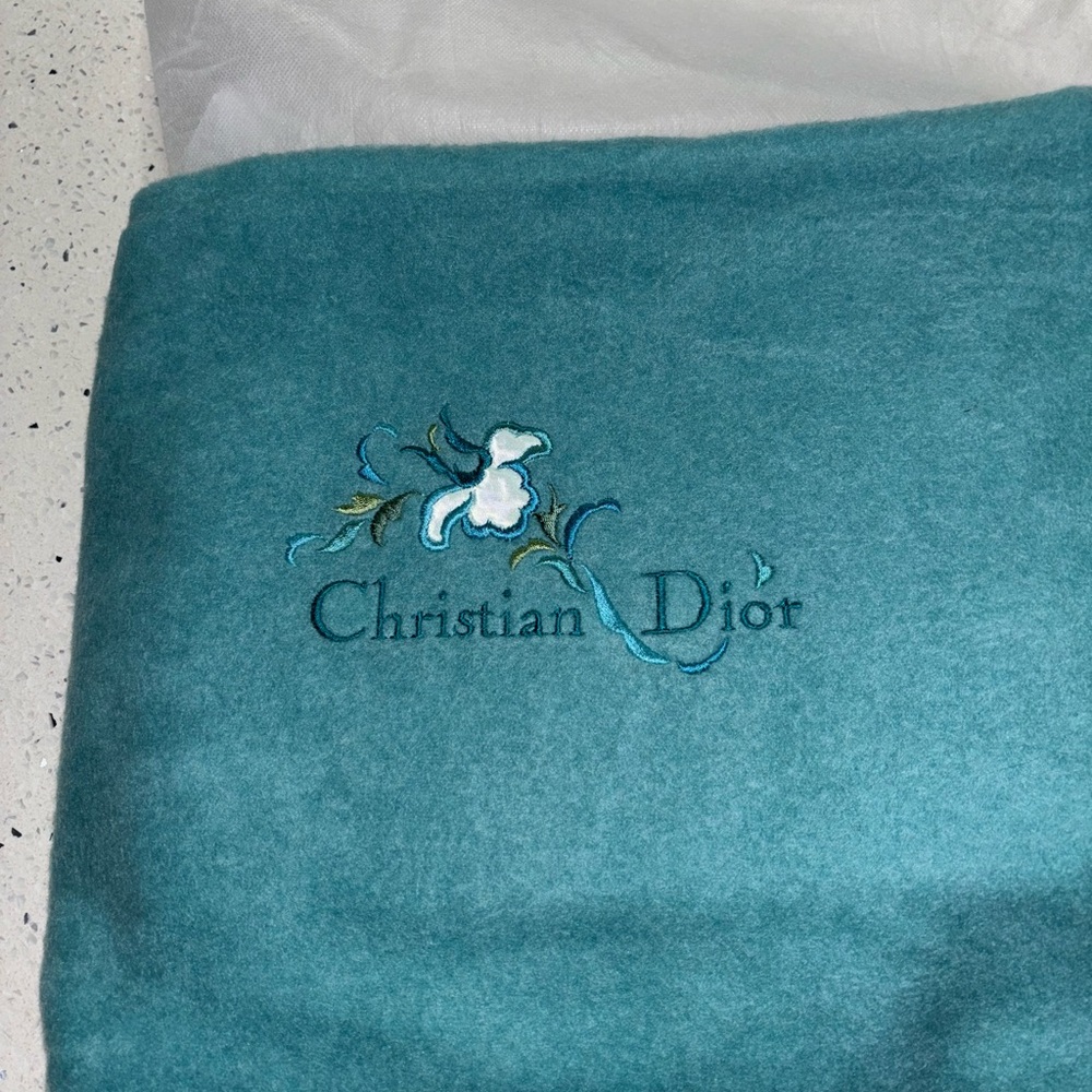 Christian Dior Teal Blanket GWP